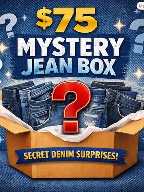 Mystery Blue Denim Jean Box - Surprise Women's Jeans